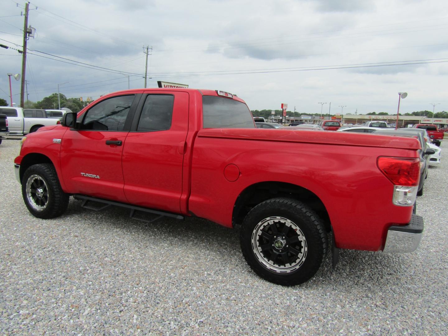 2012 Red /Tan Toyota Tundra Tundra-Grade 5.7L Double Cab 2WD (5TFRY5F14CX) with an 5.7L V8 DOHC 32V engine, Automatic transmission, located at 15016 S Hwy 231, Midland City, AL, 36350, (334) 983-3001, 31.306210, -85.495277 - Photo#5